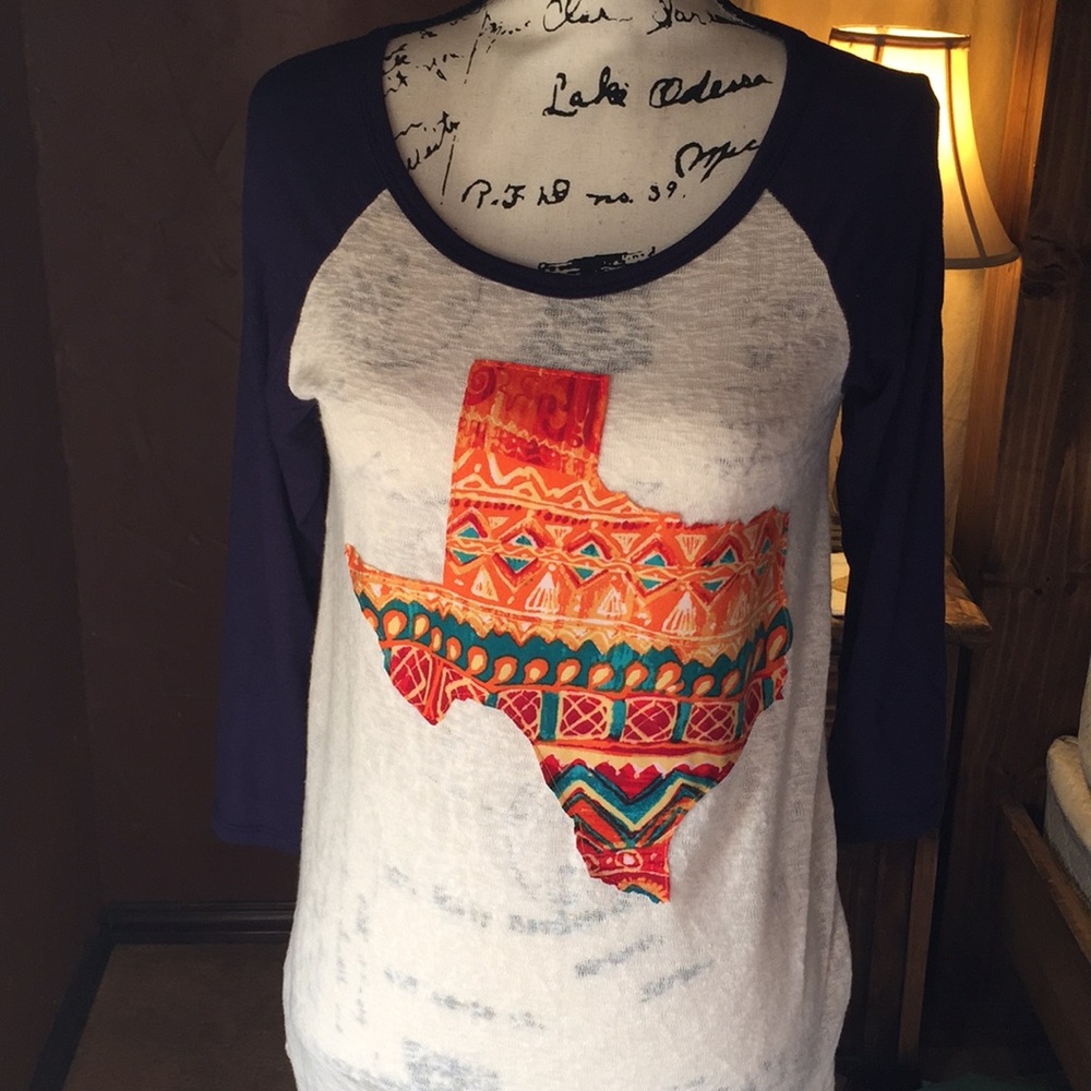 Texas raglan shirt